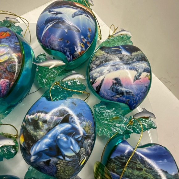 Vintage Bradford Editions Above & Below 9 Ornaments by Christian Riese Lassen - Picture 3 of 10